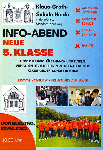 Flyer neue 5. Klassen 2025/26